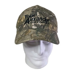 Real Tree Camo Trucker Hat Blaise Alexander Chevrolet Adjustable Port Authority
