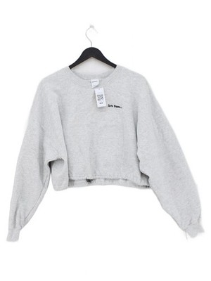 Iets Frans Damen Hoodie L grau Baumwolle mit Polyester Pullover