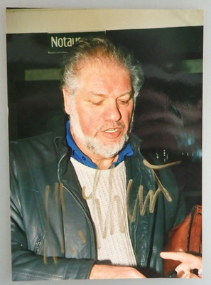 Autogramm des deutschen Opernsängers Manfred Schenk auf Foto um 1995 (136450)
