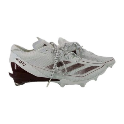 Adidas Adizero Electric Herren Sportschuhe Gr.46 Weiß Burgundy Flach Mandelform 
