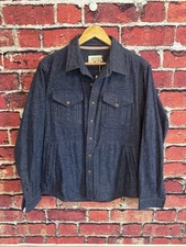 THE NORMAL BRAND SIR Twill Shirt Jacket Navy Men's Large BRAND NEW W/ TAGS $198