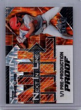 Tre Phelps 2025 Leaf Metal Baseball 1/1 Pre Production Proof