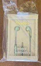 Wired Earbuds - heyday  - Spring Teal 3.5mm Jack, Built-In Mic, Silicone Cush