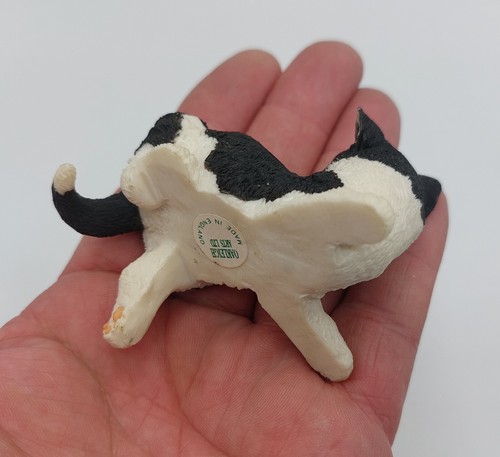 Vintage Black & White Cat Figure Oops! By Oakleigh arts Ltd Stoke on Trent - Picture 5 of 7
