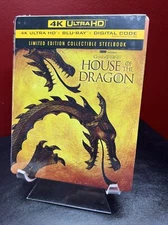 House of the Dragon Season One LE Steelbook (4K UHD+Blu-ray+Digital) Sealed