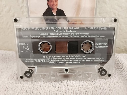 Rich Mullins-Winds of Heaven Stuff of Earth Cassette 1988 RARE Christian - Foto 3 di 3