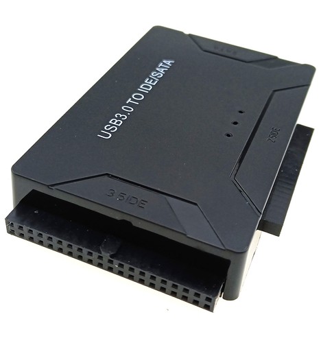 SATA IDE to USB 3.0 Converter 2.5 3.5 Hard Disk 5.25 DVD Drive External Adapter - Picture 6 of 8