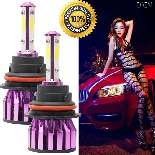 9007 4-sides LED Headlight Hi/Lo Bulbs for Ford F-150 1992-2003 F-250 1992-1999 - Picture 1 of 13