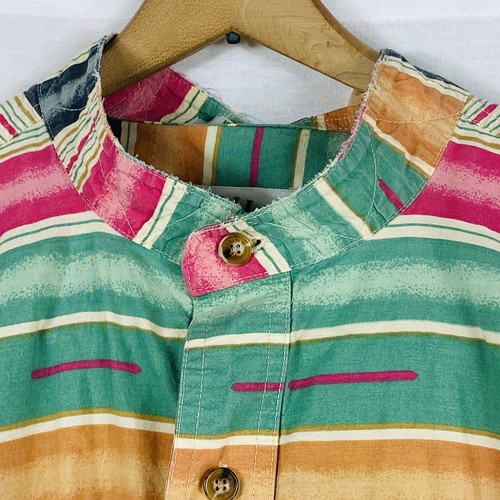 Orvis XL Multicolor Cotton Mens Button Front Short Sleeve Casual Shirt - Picture 2 of 12
