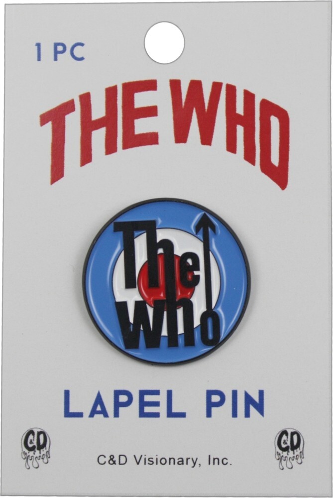 3484 The Who Target Logo Band Hard Rock Pop Music Enamel Pin Badge Button Lapel