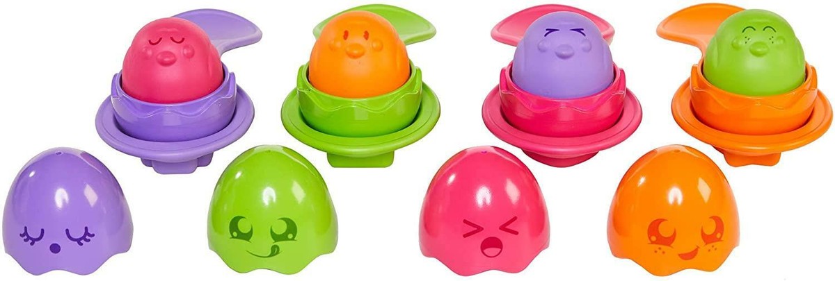 Tomy Toomies Hide And Squeak Egg And Spoon Race Set Shape Sorter