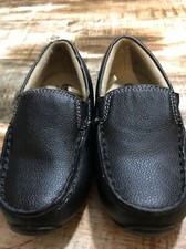 Childrens Place Size 8 Boys Black Loafers Adorable For Special Occasions
