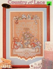 Country & Lace Bears Children Cross Stitch Patterns By Graph-It Arts
