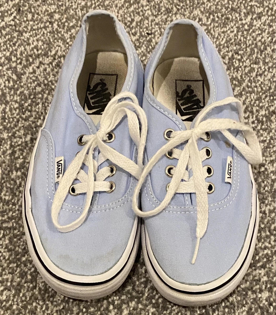 Vans authentic baby blue sale