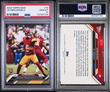 Jayden Daniel RC #16 - 2024 Topps Now - PSA 10 GEM MT