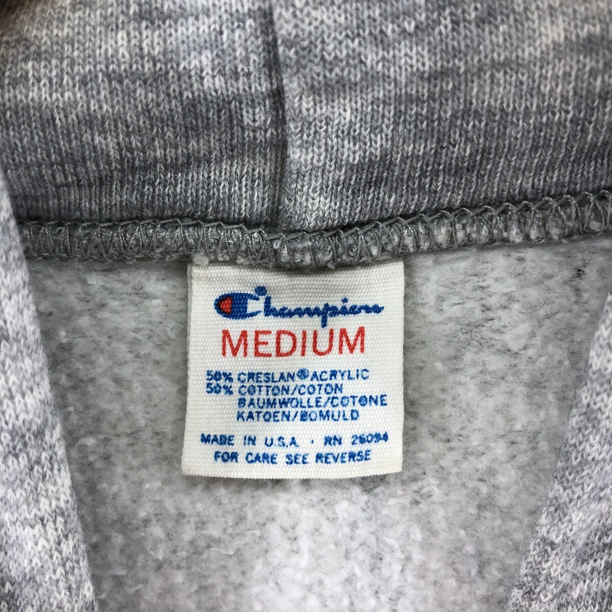 専用80s usa製Champion trico tag fanny sweat 80'S Champion Tricot Tag Sweat Full Zip Hoodie Made in USA