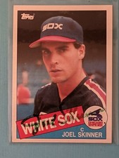 1985 Topps  #488 Joel Skinner Signed Card Autographed Auto Chicago White Sox