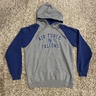 United States Air Force Academy Falcons Mens M Grey Blue Hoodie Ncaa