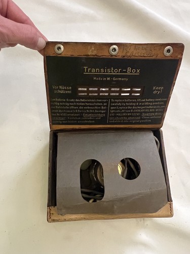 Grundig German Radio Model Music Transistor Box Pouchette Untested Collectible - Picture 9 of 9