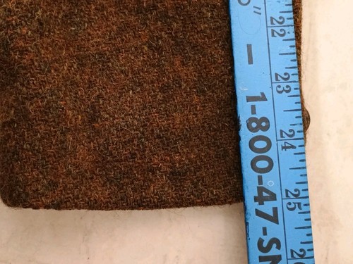 Vintage Harris Tweed Jacket Mens 42 Brown Scottish Wool Sport Coat Blazer READ - Picture 8 of 15