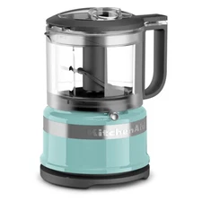 KitchenAid Chopper KFC3516AQ 3.5 Cups Mini Food Processor - Aqua Sky - Speeds 2