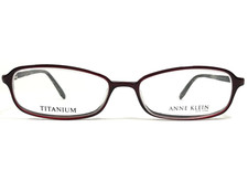 Anne Klein Eyeglasses Frames AK7510 803 Red Black Brown Horn Cat Eye 52-16-130