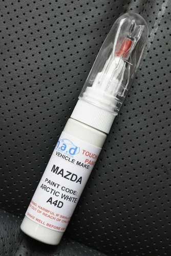 TOUCH UP CAR PAINT 20ML PEN FOR MAZDA ARCTIC WHITE A4D CX-5 MX-5 MAZDA3 ETC