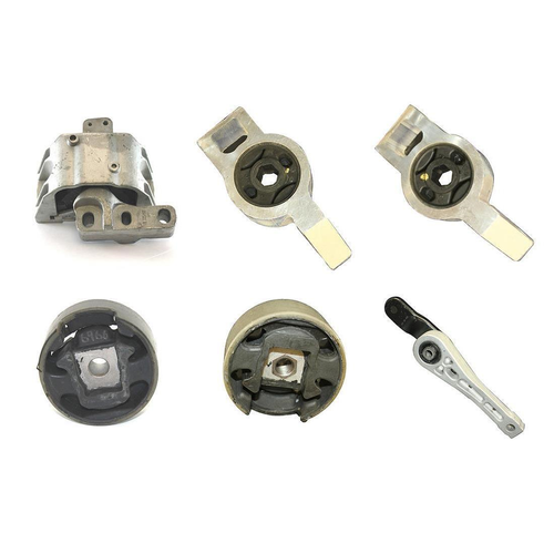 DEA Motor Engine Mount Set of 6 fits 2006-2009 VOLKSWAGEN GTI L4 2.0L - Picture 7 of 8