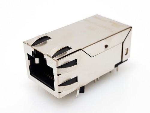 Würth Elektronik 7499511001A PoE+ Gigabit RJ45 Magjack Connector Through Hole - 第 1/1 張圖片