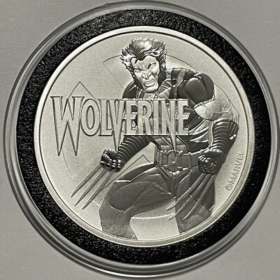 ニウエ 2021 ワンダーウーマン 銀貨 スーパーヒーロー コレクション BU 2021 Wolverine Marvel Collector Proof Coin 1 Troy Oz .9999 Fine