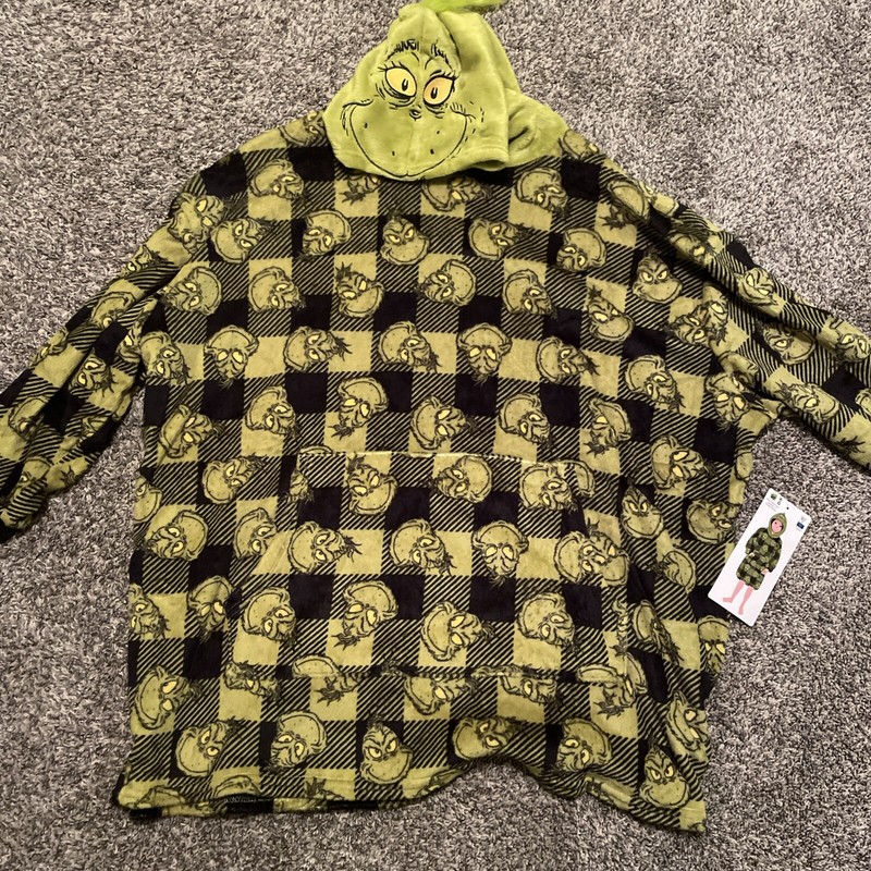 Grinch Women’s Oversized Sleep Hoodie - Brand New