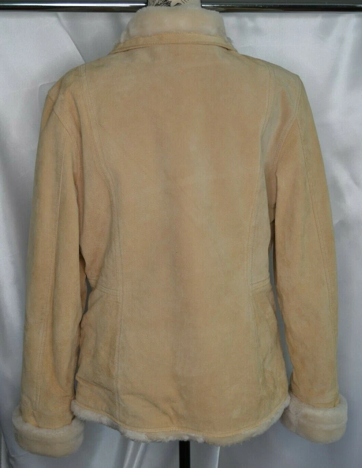 Colección Adler Mujer Talla XL Gamuza Cuero con Abrigo de Piel Sintética Foto 2 de 4