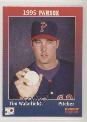 1995 Dunkin' Donuts Pawtucket Red Sox Tim Wakefield | eBay