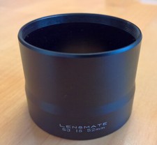 Lensmate S3 IS 52mm black metal lens adapter for Canon PowerShot S3 IS camera