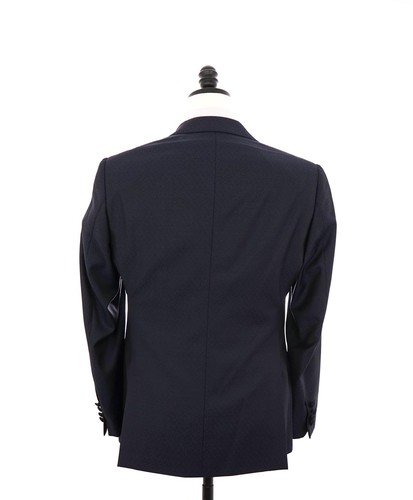 $1,995 ARMANI COLLEZIONI - "G Line" Blue Geometric Dinner Jacket Blazer - 40R - Picture 9 of 9
