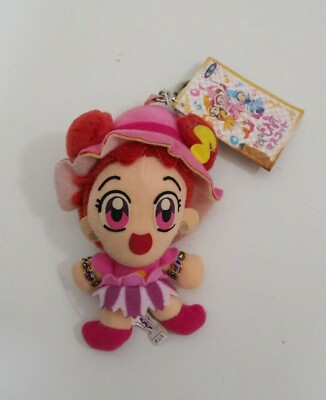Ojamajo Doremi Harukaze Banpresto 2001  Keyring Mascot 4'' Plush TAG Doll Japan 