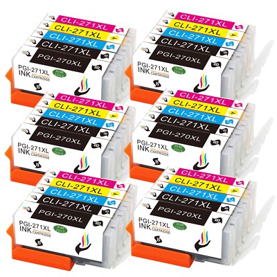 Multi-Pack PGI-270 XL CLI-271 XL Ink Lot for Canon PIXMA MG5722 MG6821 MG7720