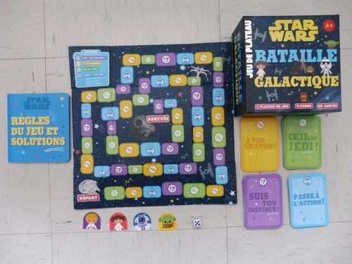 Jeu de société complet STAR WARS BATAILLE GALACTIQUE - Jeu de plateau - 2017