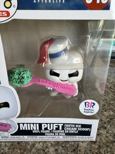 Funko Pop Ghostbusters Afterlife Mini Puft Baskin Robbins W/ Ice Cream Scoop 940