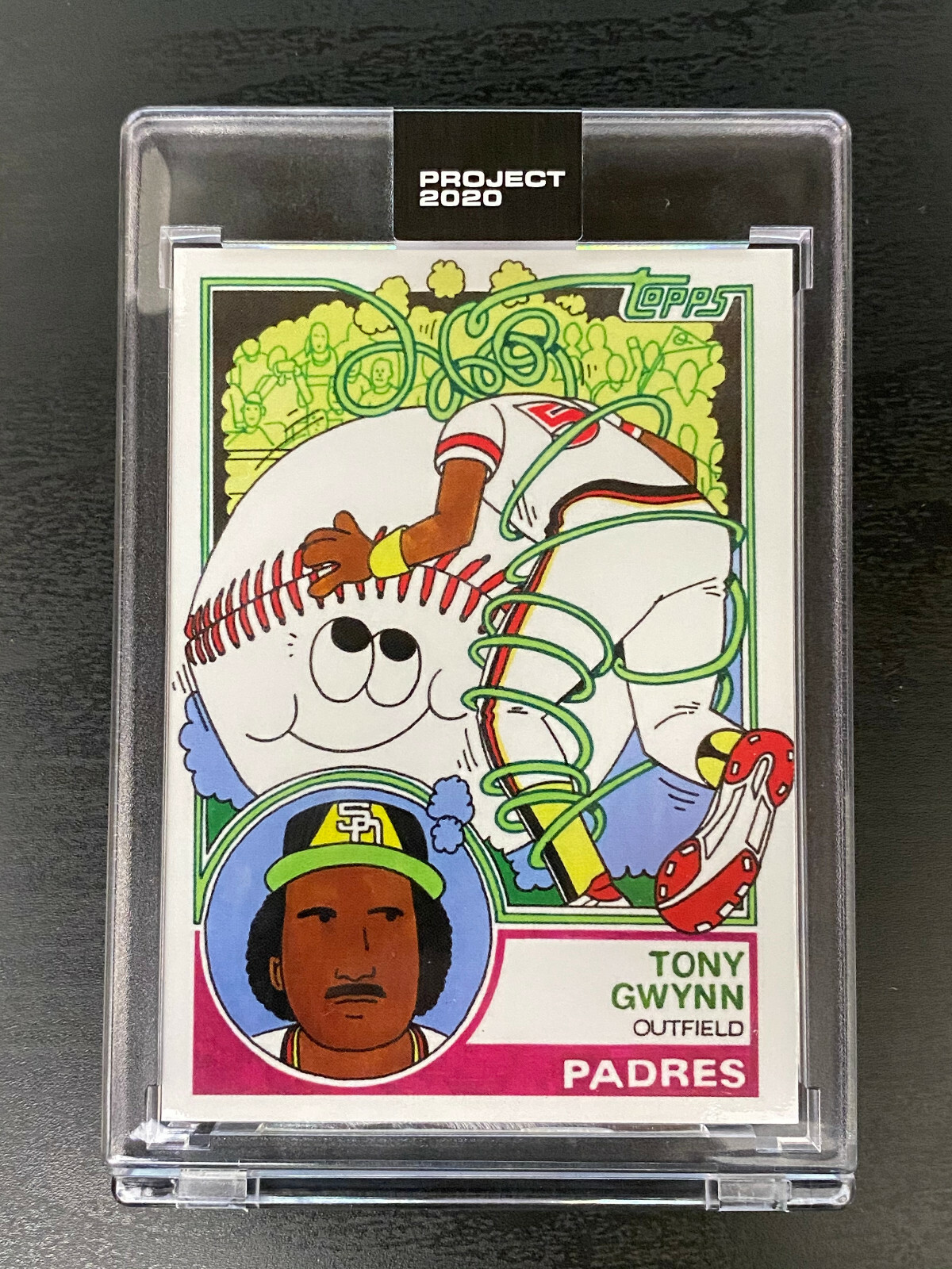 Topps PROJECT 2020 Card 161 - 1983 Tony Gwynn by Ermsy - Print Run: 5543