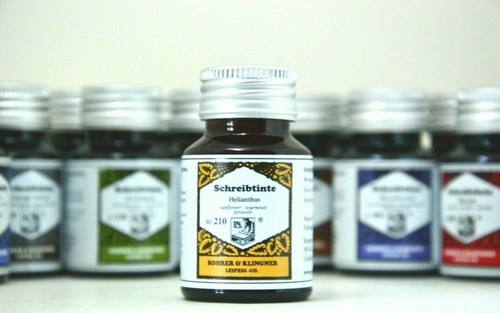Rohrer & Klingner | Schreibtinte für Füllhalter | 50ml Tinte im Glas | 18 Farben - Bild 2 von 38