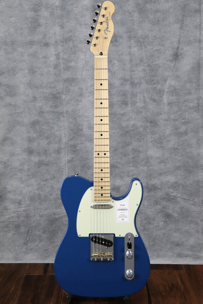 Fender Made in Japan Hybrid II Telecaster Forest Blue with Fender Made in Japan Hybrid II Telecaster Forest Blue with