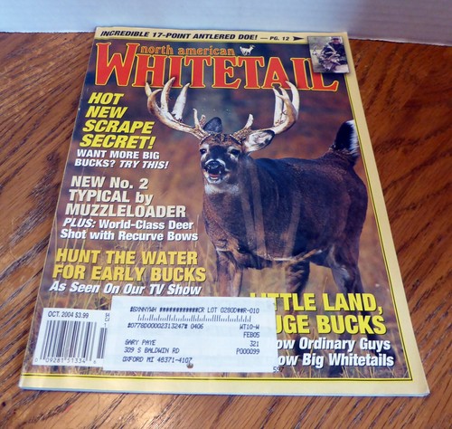 VINTAGE NORTH AMERICAN WHITETAIL MAGAZINE OCTOBER 2004 - Picture 2 of 3