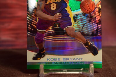 NBAカード E-xceptional kobe bryant green 2005-06 Topps Finest - Kobe Bryant #33 Green Refractor /89