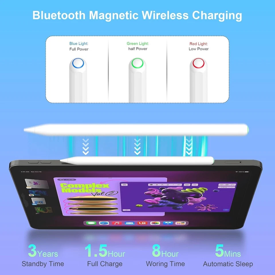 iPad Pencil 2nd Generation, Apple iPad Air/iPad Mini/iPad Pro Wireless Charging - Image 3 of 4