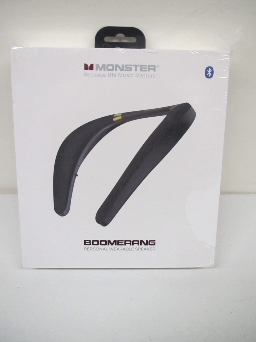 Monster boomerang neckband bluetooth speaker review new arrivals