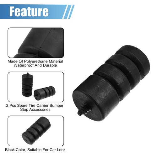 Tailgate Spare Tire Bump Stop for Jeep Wrangler JL 18-23 Tire Carrier Extended - Picture 6 of 7