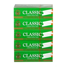 Global Classic Green Menthol King Size Cigarette Tubes 200 Per Box [5-Boxes]
