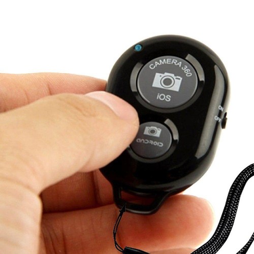 1x Wireless Bluetooth Remote Control Camera .Shutter for iphone iPad Android - Zdjęcie 7 z 8