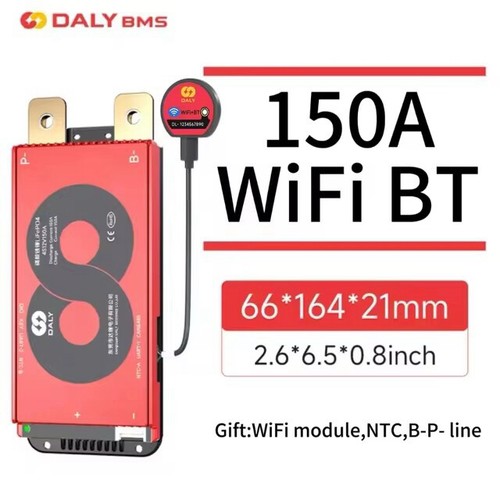 Daly Smart WIFI BMS LiFePo4 4S-20S 12V-72V 40A-500A Li-ion BMS+Wifi BT Module - Bild 18 von 32